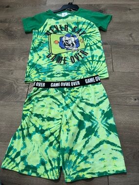 Imagine “Never Say Game Over” 2 Piece Pajama Set Size XS New